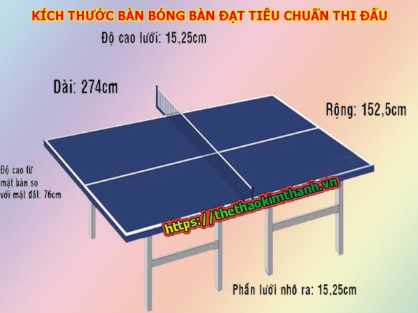 Kích thước bàn