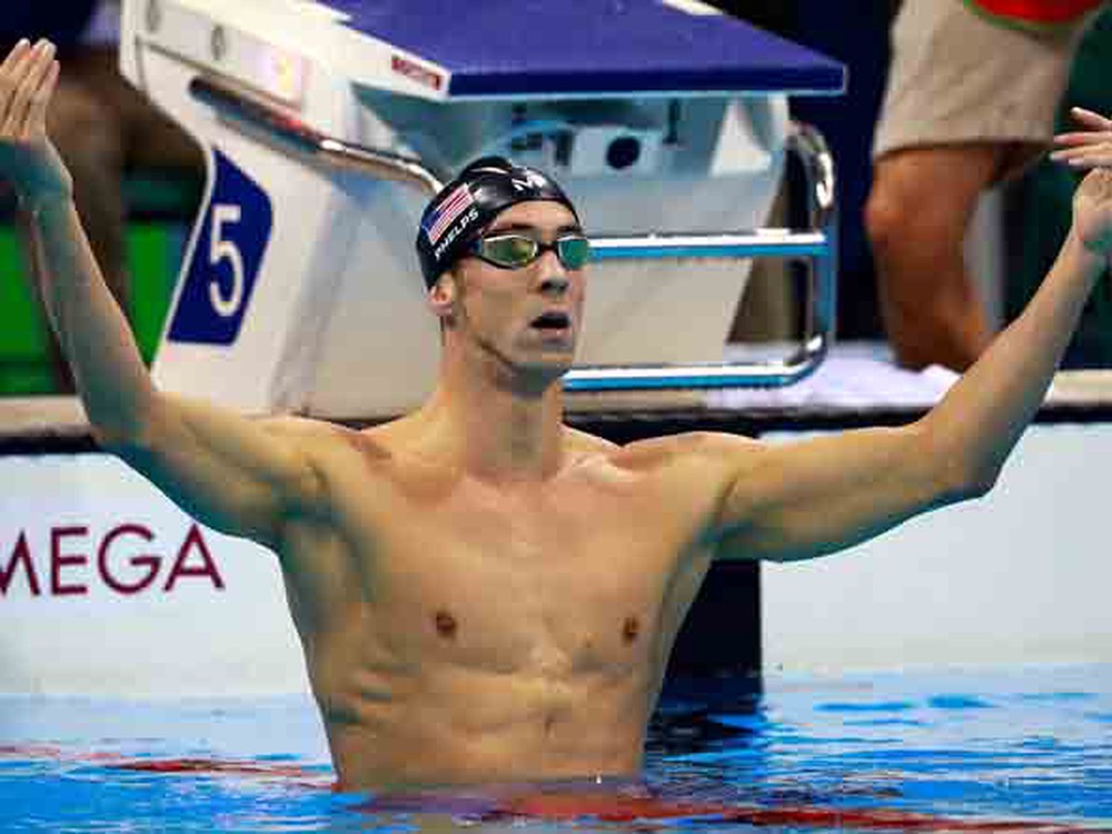 Michael Fred Phelps II - Vị trí top 2 vận động viên bơi lội nổi tiếng nhất thế giới