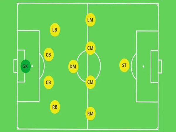 Sơ đồ chiến thuật 4-1-4-1