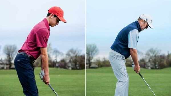 Tư thế đánh golf giữ vai trò quan trọng