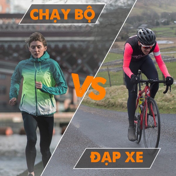 Nên chọn chạy bộ hay đạp xe