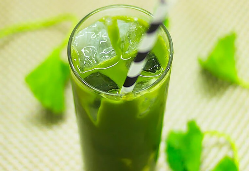 Lượng calo trong nước rau má với các loại nước giải khát khác