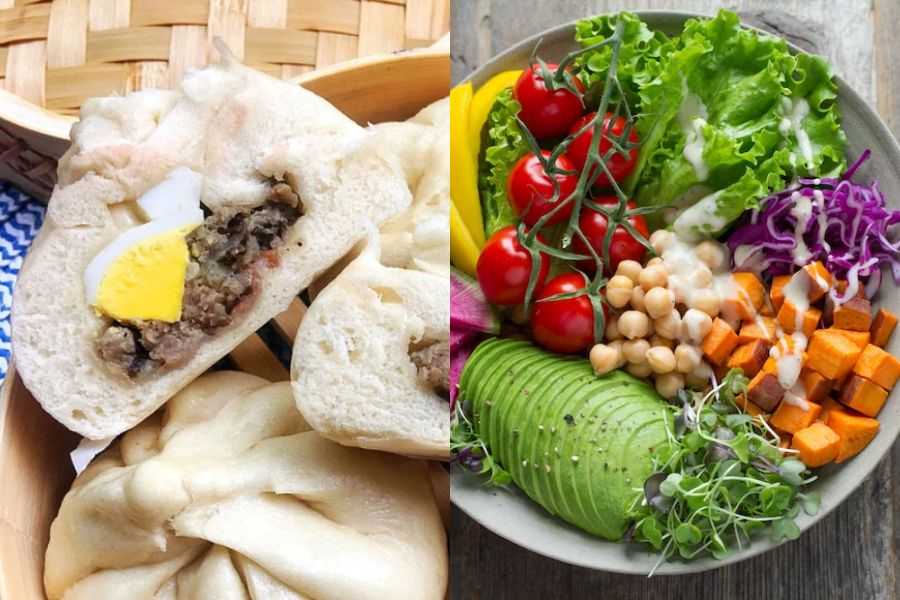 So sánh lượng calo giữa bánh bao chay và các loại thực phẩm khác