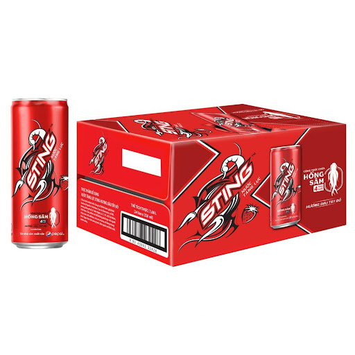 Lượng calo trung bình trong Sting dâu
