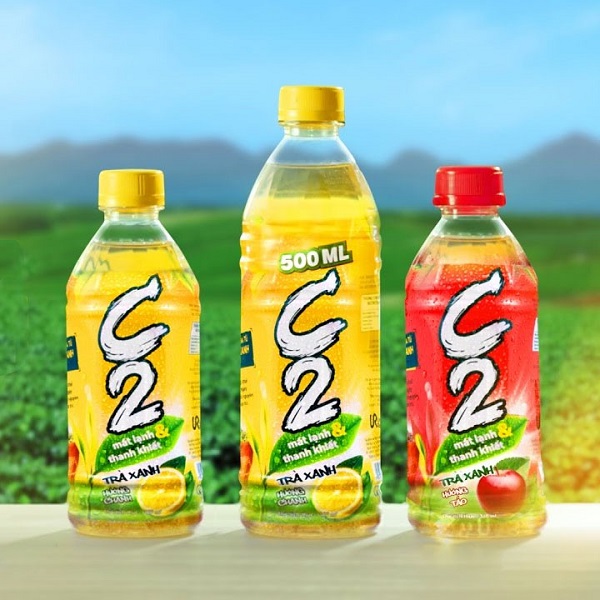 Thành phần trong một chai trà xanh C2