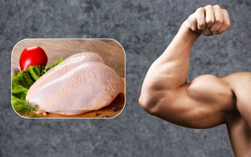 Ức gà hỗ trợ xây dựng và duy trì cơ bắp Ức gà hỗ trợ xây dựng và duy trì cơ bắp